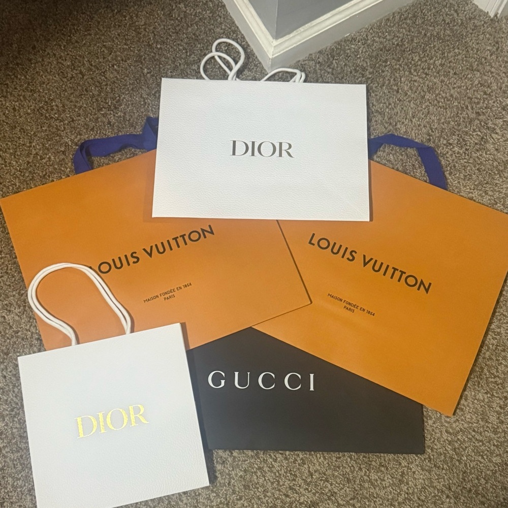 Designer Shopping Bags Dior LV Gucci